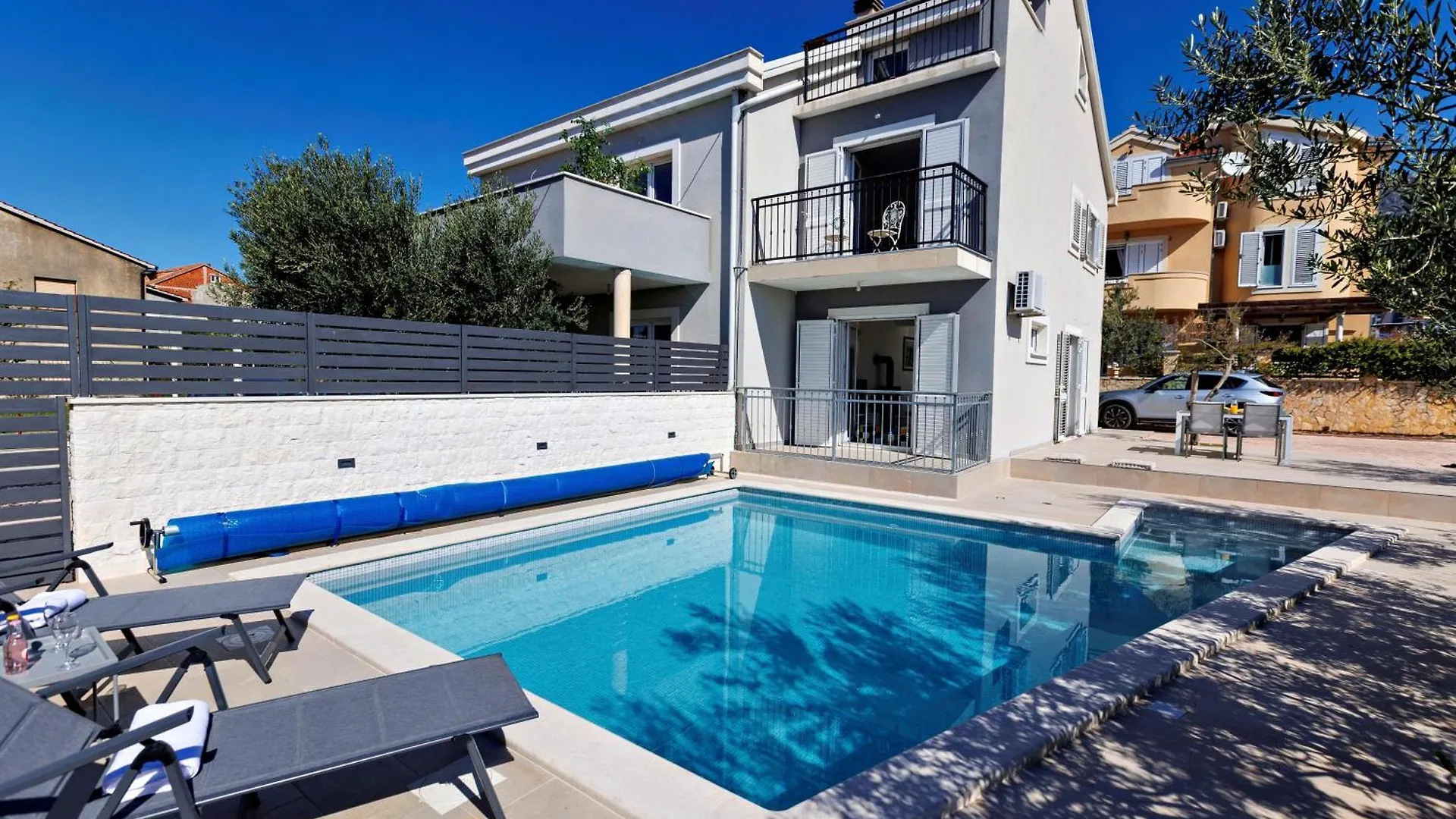Villa Trapezium - Private Heated Pool & Table Soccer Kastela 0*,