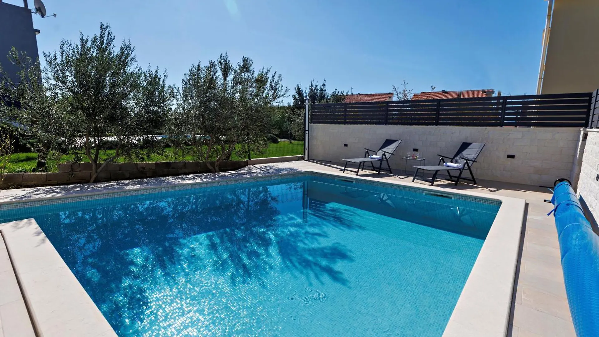 Villa Trapezium - Private Heated Pool & Table Soccer Kastela 0*,