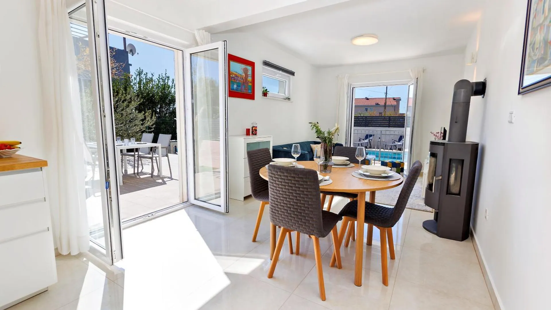 Villa Trapezium - Private Heated Pool & Table Soccer Kastela Croatia